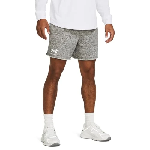 Limited-time offer: Under Armour Men's Rival Terry 6-inch Shorts, (112) Onyx White / / Onyx White, XX-Large from $45.00 to $34.99 (save 22%)