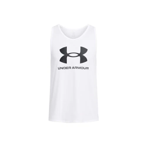 Offerta a tempo: Under Armour Uomo UA Sportstyle Logo Tank, Canotta palestra uomo, Canottiera uomo estiva e leggera - 50% da 30.00 € a 14.97 €
