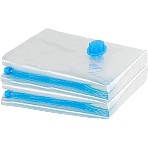 Offerta a tempo: GQC Sacchetti Sottovuoto Salvaspazio, Riutilizzabili, Trasparenti, con Zip, Misura Jumbo (2 (100x80) cm), Per Abiti, Bedding, Accessori - 25% da 11.99 € a 8.99 €