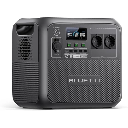 Limited offer: BLUETTI AC180 Portable Power Station from 599.00 EUR to 549.00 EUR (save 8%)