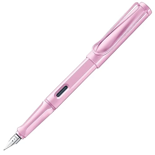 Zeitlich begrenztes Angebot: Lamy safari lightrose Füller mit polierter Stahlfeder in Strichbreite M von 23.50 € auf 19.29 € (18% Rabatt)