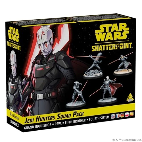 Offerta a tempo: Atomic Mass Games | Star Wars Shatterpoint Jedi Hunters Squad Pack | Miniatures Expansion Featuring Grand Inquisitor Reva Fifth Brother And Fourth Sister | 2 Players | 90 Minute - 40% da 49.99 € a 29.99 €