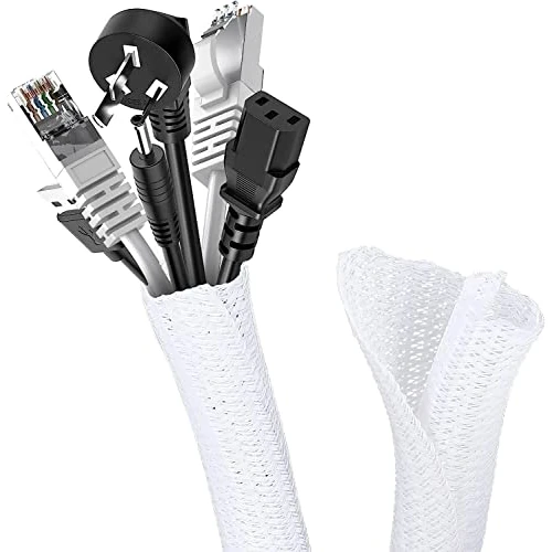 Limited-time offer: Romon 6 m Cable Sleeve, 13-20 mm Can Be Cut to Size, Self-Closing, Flexible Woven Cable Sheath, Spiral Hose for TV, PC, Home Cinema, Automotive Cable, Cable Management, Bite Resistant for Dogs (6 m, from 16.14 GBP to 16.14 GBP (save 0%)