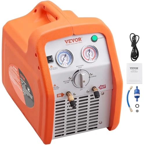Tijdelijke aanbieding: VEVOR Station de Récupération Fluides Frigorigènes Portable 2 Cylindres 1 HP Machine de Récupération de Réfrigérant Liquide ou Vapeur 3,5 kg/min Auto-Nettoyage R32 R22 R134A R401A Climatisation HVAC van 478.00 € naar 478.00 € (0.00%