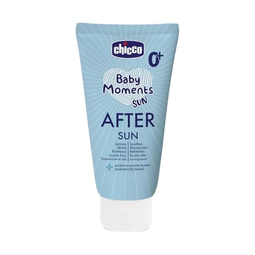 Oferta limitada: Chicco Leche después del sol, calma la piel del bebé después del sol, hidrata la piel enrojecida, textura ligera, proporciona alivio instantáneo, efecto refrescante, 150 ml de 11.99 € a 11.00 € (ahorro 8%)