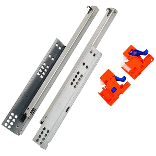 GTV - GCHX18-H Guida per il montaggio a pavimento con meccanismo di chiusura silenziosa - Guida per il montaggio inferiore - Estratto parziale - L-350 Modern Slide, piastra 18 - chiusura silenziosa -