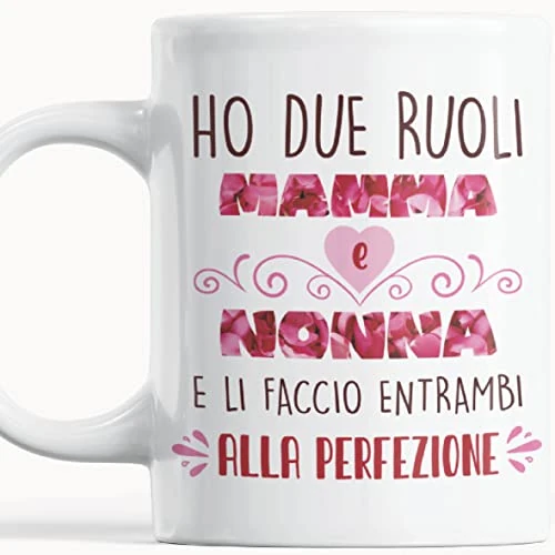 Offerta a tempo: Gesar Tazza Festa della Mamma - Tazza Mamma e nonna - Frasi Originali Divertenti - Idee Regali Festa della Mamma - Regalo Buon Compleanno - Sei la mamma e la nonna migliore al mondo - 0.00% da 13.99 € a 13.99 €