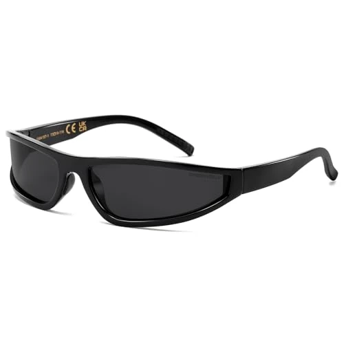 Zeitlich begrenztes Angebot: SHEEN KELLY Polarisiert Wrap Around Sonnenbrille Herren Damen TR90 Rahmen von 19.99 € auf 19.99 € (0.00% Rabatt)