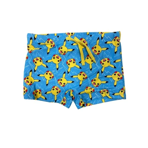 Oferta limitada: Traje de Pokemon para Niño - Traje de Baño para Niño - Traje de Piscina - Pokeball Pokemon Pikachu - Bóxer de Natación para Niños (FR/ES, Edad, 10 años, Regular, Azul Cielo) de 22.90 € a 11.90 € (ahorro 48%)