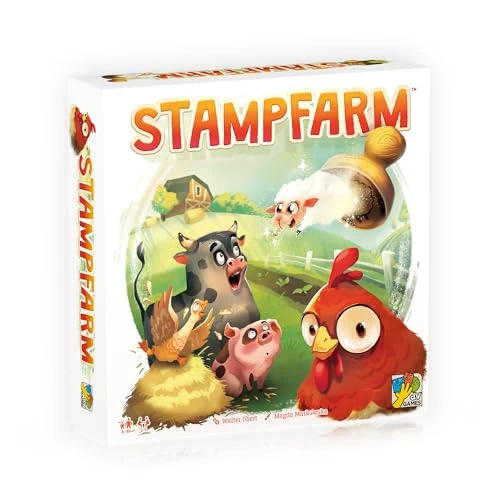 Offerta a tempo: Stampfarm - Gioco da Tavolo - Il Primo Gioco Roll'n Stamp - 2-5 Giocatori - 5+ Anni - Editione Italiana - 42% da 19.90 € a 11.53 €