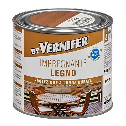 Limitiertes Angebot: BY VERNIFER Imprägnierung für Holz Teak, Wasserimprägnierung, gebrauchsfertig, Holzschutz, schnelltrocknend, geruchlos, 500 ml von 24.19 EUR auf 24.19 EUR (Spare 0%)