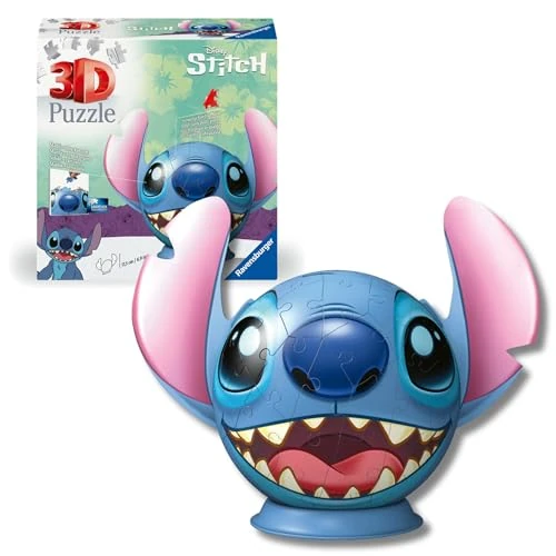 Limited offer: Ravensburger Disney Stitch 3D Jigsaw Puzzle for Children Age 6 Years Up - 72 Pieces - No Glue Required for Kids from 14.97 EUR to 4.49 EUR (save 70%)