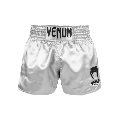Zeitlich begrenztes Angebot: Venum, Classic Muay Thai Shorts, Herren, S, Silber/Schwarz von 21.00 € auf 21.00 € (0.00% Rabatt)