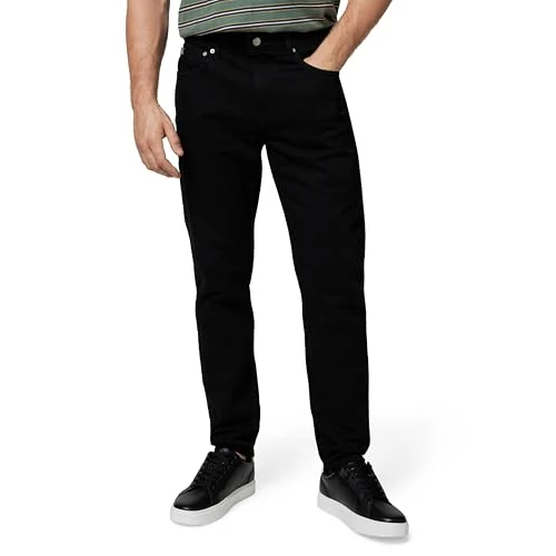 Offerta a tempo: Calvin Klein Uomo Jeans Slim Tapered Fit, Nero (Denim Black), 28W/30L - 54% da 99.90 € a 45.84 €