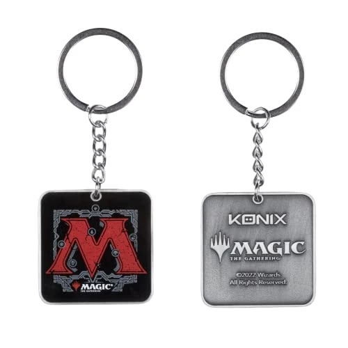Offerta a tempo: Konix Magic The Gathering Portachiavi - Design logo M - Nero e rosso - 0.00% da 7.99 € a 7.99 €