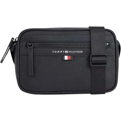 Offerta a tempo: Tommy Hilfiger Uomo Borsa a Tracolla Essential Reporter Piccola, Nero (Black), Taglia Unica - 30% da 79.90 € a 55.99 €