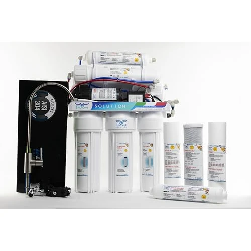 Offerta a tempo: DC Solution | Made in Italy | Depuratore acqua osmosi inversa 6 stadi con centralina | Purificatore domestico acqua potabile dal rubinetto di casa - 0.00% da 599.00 € a 599.00 €