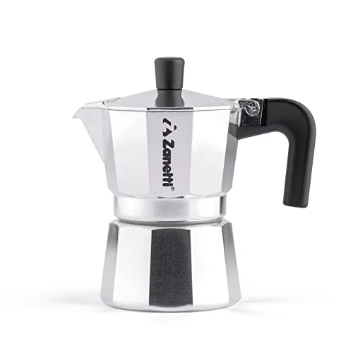 Offerta a tempo: Zanetti, Mama Caffettiera Moka in Alluminio, Macchinetta Caffè 2 Tazze, Moka Espresso con Sistema Anti Goccia, Guarnizione in Silicone, Manico Ergonomico - 33% da 11.90 € a 7.99 €