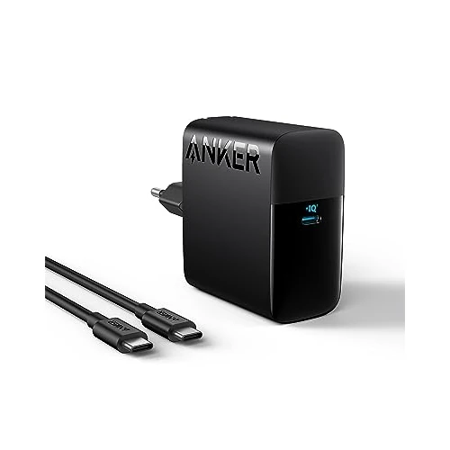 Anker Caricatore USB C 100W, Caricatore Anker PIQ 3.0 per MacBook Pro, MacBook Air, iPad Pro, iPhone 17 Pro Max/16/15, Samsung Galaxy e tutti disp USB-C (cavo 1,5 m incluso)