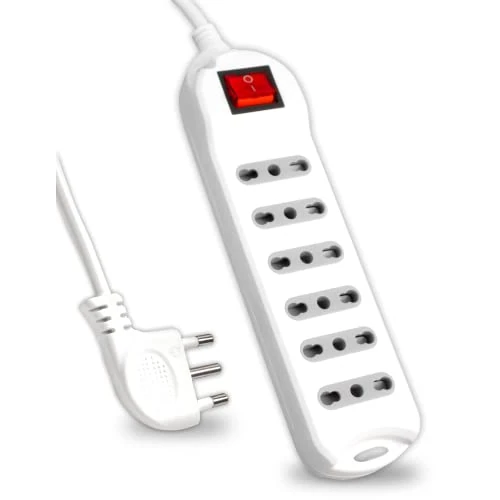 Offerta a tempo: V-TAC Ciabatta Multipresa Elettrica con Interruttore e Cavo da 1,5 Metri - 6 Prese 10/16A Bipasso 2P+T - Con Spina 16A - Presa Elettrica per Casa, Ufficio, Negozio - Colore Bianco - 0.00% da 12.73 € a 12.73 €