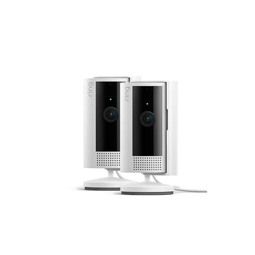 Offerta a tempo: Ring videocamera interna (Indoor Camera 2ª gen.) | Telecamera di sorveglianza per animali domestici, audio bidirezionale, copertura per la privacy | Ring Home: 30 gg. prova gratuita | 2 telecamere - 65% da 99.98 € a 34.99 €