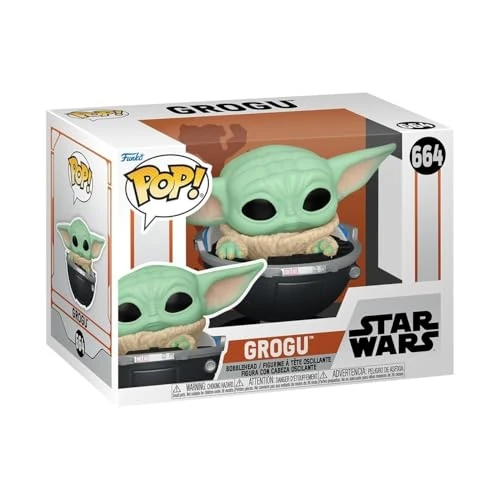 Offre limitee: Funko Star Wars The Mandalorian - Grogu Pop! n°664 Unisexe Pop! Standard de 16.00 EUR a 15.17 EUR (economie 5%)