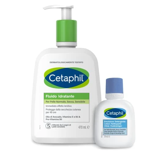 Begrenztes Angebot: Cetaphil Feuchtigkeitsspendende Körpercreme, parfümfrei, Format 470 ml + Emulsion Gesichtsreiniger, Reiseformat, 29 ml von 18.68 EUR auf 18.68 EUR (Rabatt 0%)