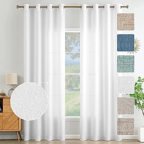 Oferta limitada: MIULEE Cortinas de Lino con Efecto de Anillos 2 Piezas Blanco 140 x 260 cm de 38.49 € a 38.49 € (ahorro 0.00%)