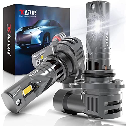 Offerta a tempo: KATUR Lampadine Fari Auto Canbus 100W 20000LM 6000K Bianco Senza Fili Plug & Play LED HB4 9006 Abbaglianti o Anabbaglianti 400% Luminosità 1:1 Mini Dimensioni, 2pcs - 15% da 30.81 € a 26.21 €