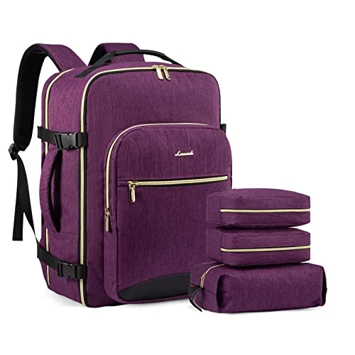 Offre limitee: LOVEVOOK Sac à Dos de Voyage Femme, 40L Sac a Dos Voyage Cabine Avion Bagage Backpack Travel Ryanair, Imperméable Sac Ordinateur Portable 17 Pouces Sac a Dos Valise de Randonnée Affaires Travail de 61.99 EUR a 61.99 EUR (economie 0%)