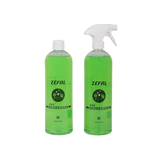 ZEFAL Bike Degreaser Kettingontvetter, 1 l + 1 l, biologisch afbreekbaar en effectief, reinigt kettingen van fietsen en remschijven - 2 x 1 liter