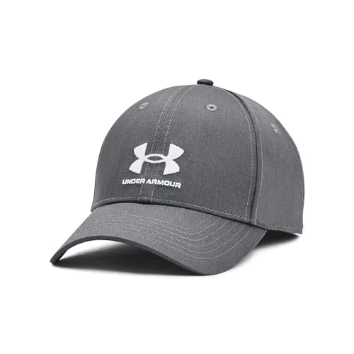 Oferta limitada: Under Armour Lockup Adj Gorra con visera y cierre ajustable, cómoda gorra deportiva para hombre, color gris campo/blanco de 21.99 EUR a 21.99 EUR (ahorro 0%)