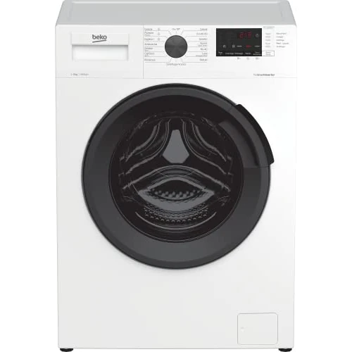Beko - AMTX91482AI-IT - washing machine 9 kg, class A, 1400r, inverter, digital display, SteamCure steam, dimensions HxWxD: 84x60x60