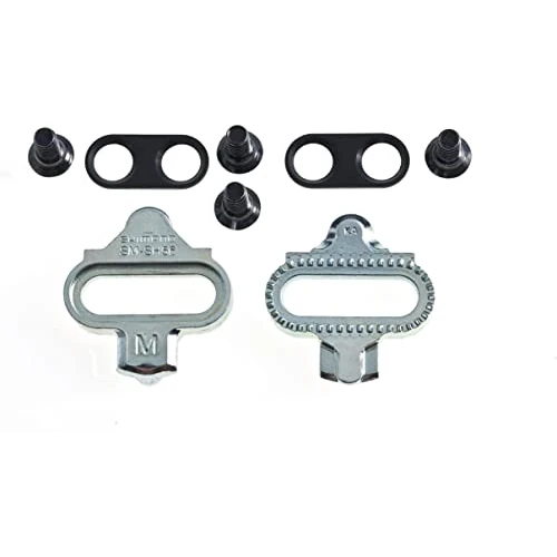 Shimano SMSH56 Schuhplattensatz Silber Einheitsgröße