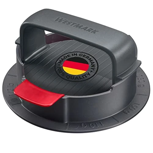 Westmark Hamburgermaker VARIO PLUS - Presse à hamburger robuste pour patties, tailles personnalisées réglables, utilisation propre, convient également pour les hamburgers végétaliens - ABS