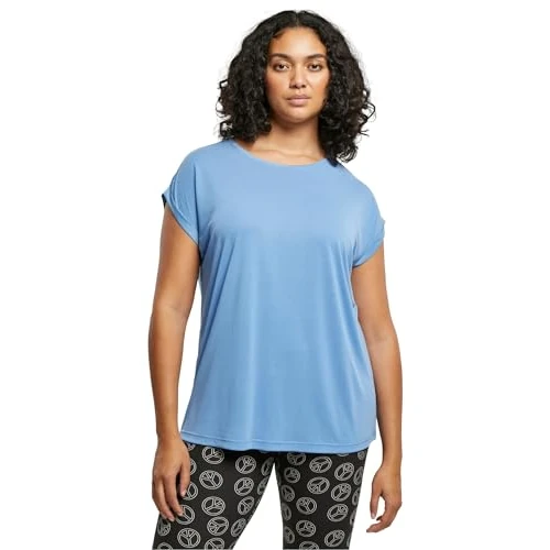 Limited-time offer: Urban Classics Women's Ladies Modal Extended Shoulder Tee T-Shirt, Horizon Blue, 4X-Large from $57.00 to $57.00 (save 0.0%)