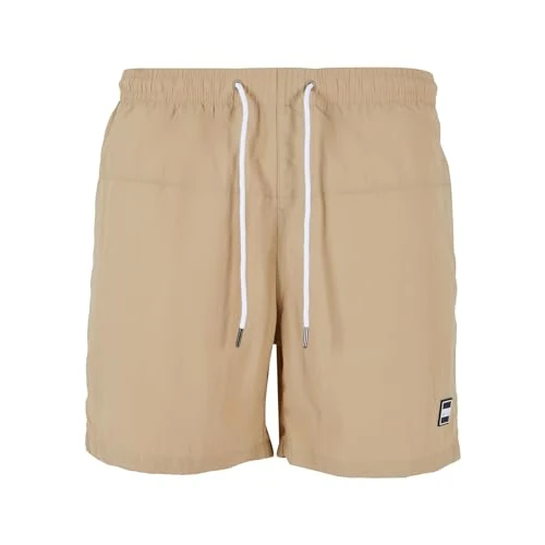 Urban Classics Block Swim Shorts Costume a Pantaloncino, Unionbeige, M Uomo