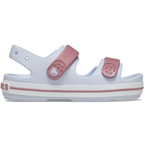 Crocs Crocband Cruiser Sandal T, Sandali Unisex - Bambini e Ragazzi, Dreamscape Cassis, 23/24 EU