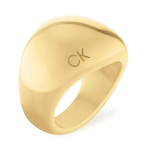 Offre limitée : Calvin Klein Bague pour Femme Collection PLAYFUL ORGANIC SHAPES en Or Jaune - 35000441C de 50.15 € à 36.99 € (26% de remise)
