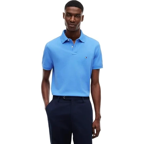 Offerta a tempo: Tommy Hilfiger Maglietta Polo Maniche Corte Uomo 1985 Regular Fit, Blu (Blue Spell), XXL - 29% da 51.99 € a 37.14 €