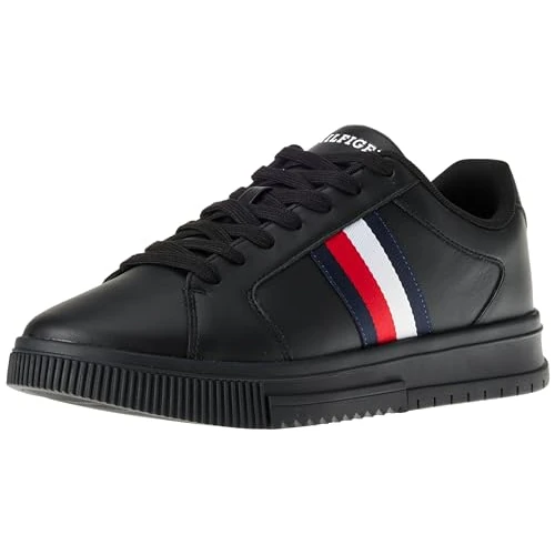 Tijdelijke aanbieding: Tommy Hilfiger heren Supercup Lth Strepen Ess Fm0fm04895Cupsole Sneaker van 87.21 EUR naar 87.21 EUR (korting 0%)