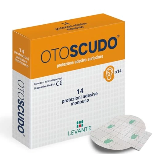 Offerta a tempo: OTOSCUDO Adulti Copri Orecchie per Doccia o Sport 14 Cerotti Protezione Auricolare Impermeabile Piscina e Nuoto Paraorecchie Trasparenti Copriorecchie con Pellicola Adesiva Monouso Traspirante - 0.00% da 16.50 € a 16.50 €
