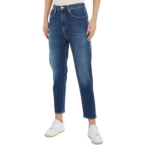 Tommy Jeans Spodnie jeansowe damskie, Ciemna dżinsowa, 29W / 28L