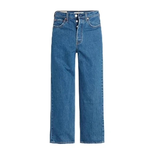 Offerta a tempo: Levi's Ribcage Straight Ankle Jeans, Jazz Pop, 25W / 31L Donna - 24% da 130.00 € a 99.00 €