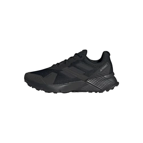 adidas Men's Terrex Soulstride Trail Running Shoes, Core Black/Carbon/Grey Six, 8 UK
