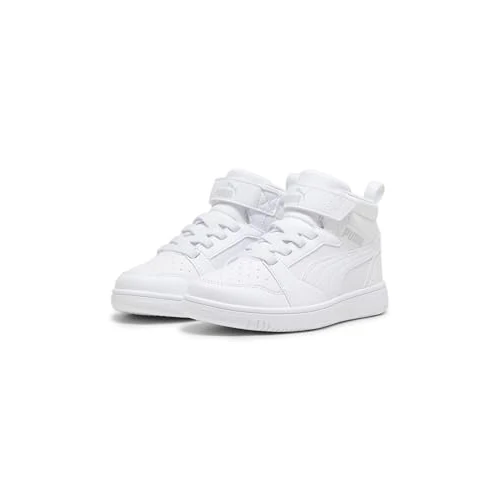 Offre limitée : PUMA Basket mi-Haute Rebound V6 Enfant 34, White Cool Light Gray de 49.95 € à 34.95 € (30% de remise)
