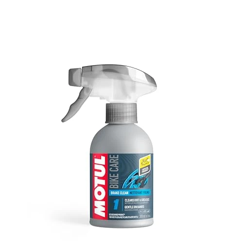 Tijdelijke aanbieding: Motul Remreiniger voor fietsremmen, spray, krachtige oplosmiddelvrije ontvetter, voor schijven en voeringen, sneldrogend, VOC-vrij, Bike Care Brake Clean Road, 300 ml van 10.90 € naar 9.86 € (10% korting)