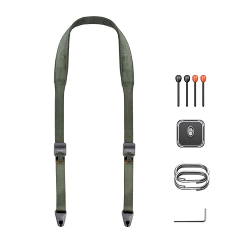 Offerta a tempo: PGYTECH Tracolla per Fotocamera Rilascio Rapido Tracolla Fotocamera 110-152cm Regolabili Cinghie per Fotocamera a Sgancio Rapido per Fotografi per DSLR/SLR/Sony/Nikon/Fuji-Felce verde - 0.00% da 49.95 € a 49.95 €