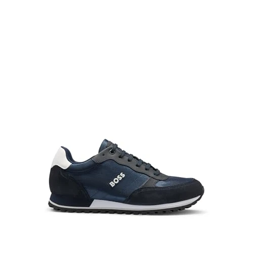 BOSS Hombres Parkour-L_Runn_NY_N Sneaker Azul 45 EU