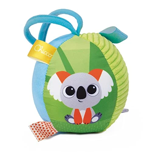 Offerta a tempo: Chicco Palla Soft in Tessuto Morbido, Morbida Pallina in Diversi Tessuti, con Trillino, etichette colorare, Attività Manuali, Giochi Bambini, 0 Mesi+ - 25% da 7.90 € a 5.93 €